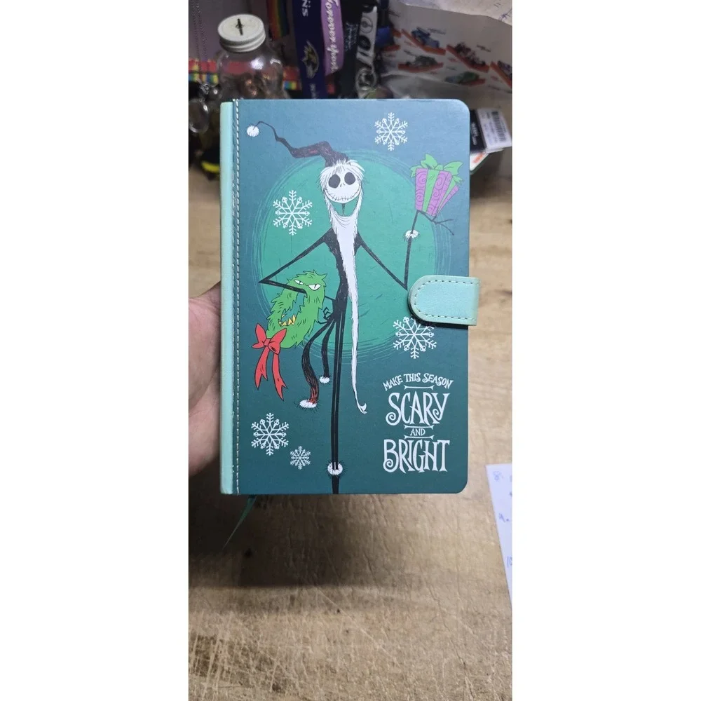 Nightmare Before Christmas Journal Scary & Bright Used 2018 Tim Burton Disney